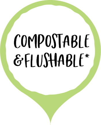 Compostable and Flushable